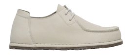 Schnürschuhe Birkenstock Utti Lace Suede Leather Unisex Antique White Narrow