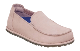 Mocassin Birkenstock Unisex Utti Slip On Suede Leather Light Rose Narrow