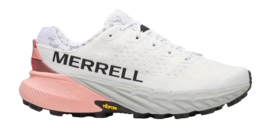 Trailrunning Schoen Merrell Women Agility Peak 5 White Soft Coral