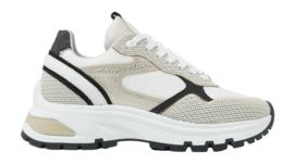 Sneaker Via Vai Liz Dulce Ginger White / Taupe / Black