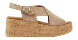 Sandalettes Via Vai Women Sissel Raise Sierra Noisette