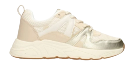 Sneaker POSH by Poelman Women Carocel White With Beige Combination