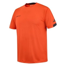 T-Shirt de Tennis Babolat Garçon Play Crew Neck Tee Fiesta Red