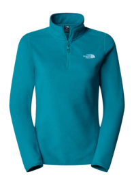 Gilet The North Face Femme 100 Glacier 1/4 Zip Deep Teal