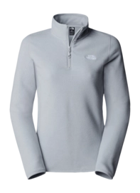 Vest The North Face Women 100 Glacier 1/4 Zip TNF Light Grey Heather /