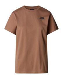 T-Shirt The North Face Femme S/S Box NSE Relaxed Tee Latte / TNF White