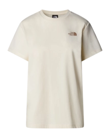 T-Shirt The North Face S/S Box NSE Relaxed Tee Damen White Dune