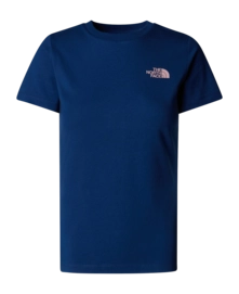 T-Shirt The North Face Women S/S Box NSE Slim Tee Estate Blue / Metal Pink