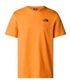T-Shirt The North Face Men S/S Box NSE Tee Digital Orange / White DU
