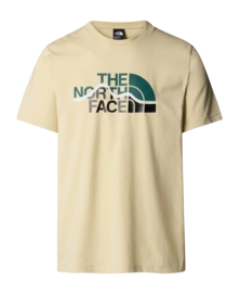 T-Shirt The North Face Herren S/S Mountain Line Tee Gravel