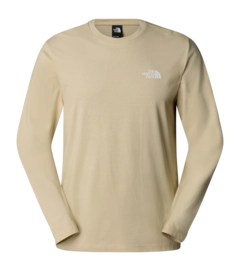T-Shirt The North Face Men L/S Simple Dome Tee Gravel
