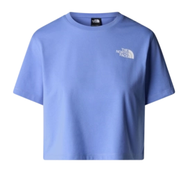 T-Shirt The North Face Women Simple Dome Cropped Slim Tee Virtual Blue