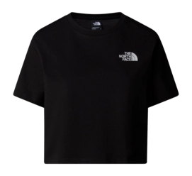 T-Shirt The North Face Women Simple Dome Cropped Slim Tee TNF Black