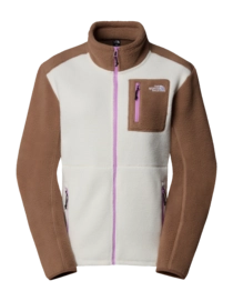Fleecejas The North Face Women Yumiori Full Zip White Dune / Latte / Vibrant Verbena