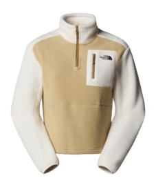 Fleecejas The North Face Women Yumiori 1/4 Zip Khaki Stone / White Dune / Utility Brown