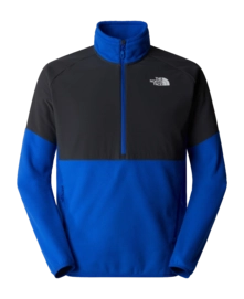 Sweatjacke The North Face Glacier Heavyweight 1/2 Zip Herren Asphalt Grey / TNF Blue