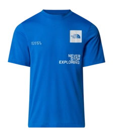 T-Shirt The North Face Men Mountain Foundation Coordinates Tee Hero Blue