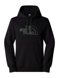 Pull à Capuche The North Face Homme Drew Peak Light Hoodie TNF Black / Duck Green
