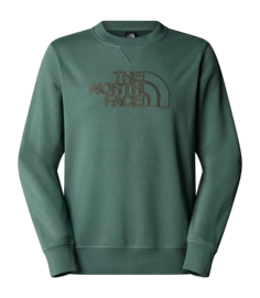 Trui The North Face Men Drew Peak Light Crew Duck Green / Latte