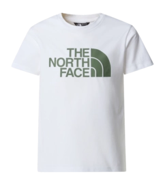 T-Shirt The North Face Kinder S/S Easy Tee TNF White / Duck Green