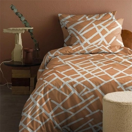 Bettwäsche Damai Kline Caramel Baumwolle