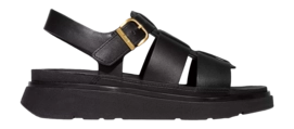 FitFlop Women Gen-FF Leather Fisherman Sandals All Black