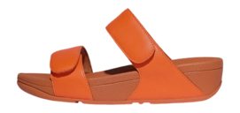 FitFlop Women Lulu Adjustable Leather Slides Satsuma