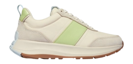 Sneaker FitFlop F-Mode Flow Sneaker Nylon & Suede Mix Damen Lime Mix
