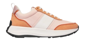 Sneaker FitFlop F-Mode Flow Sneaker Nylon & Suede Mix Damen Peachy/Clay Pink Mix
