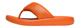 FitFlop Women iQushion D-Luxe Padded Leather Toe-Post Sandals Satsuma