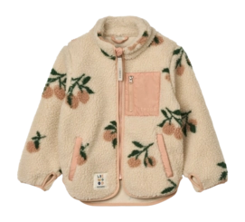 Jacke Liewood Nolan Pile Jacket Kinder Peach / Beige