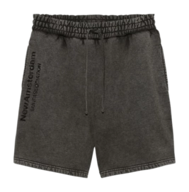 Kurze Hose New Amsterdam Surf Association Jogger Unisex Washed Embro Black