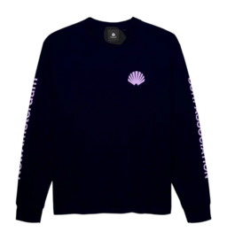 Longsleeve New Amsterdam Surf Association Logo Black Purple