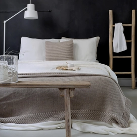 Bettwäsche Passion for Linen Eloise Off White Gewaschenes Leinen