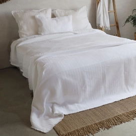 Bettwäsche Passion for Linen Eve White Gewaschenes Leinen