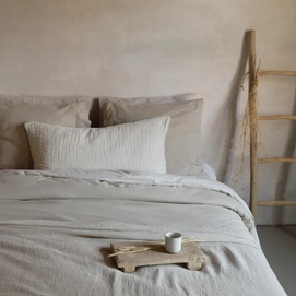 Bettwäsche House in Style Solden Beige Gekämmter Baumwollflanell