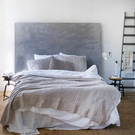 KissenbezügePassion for Linen Belle White-Sand Gewaschenes Leinen