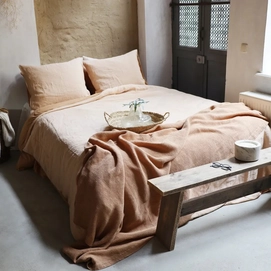 KissenbezügePassion for Linen Claire Cognac Gewaschener Leinen-Chambray