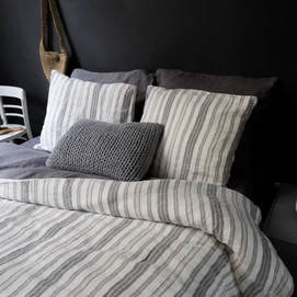 KissenbezügePassion for Linen Noa Off White-Beige-Grey Gewaschenes Leinen