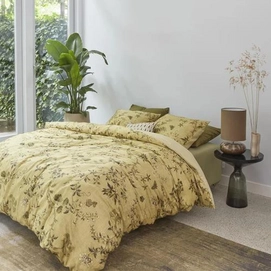 Bettwäsche Beddinghouse Charlotte Olivgrün Mako-Satin