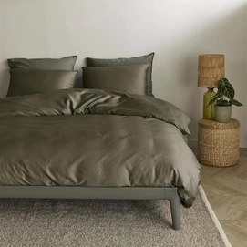 Bettwäsche Beddinghouse Change Olivgrün Lyocell Mako-Satin