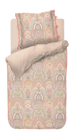 Bettwäsche Pip Studio Jabali Flower Korallenrot Baumwolle Perkal