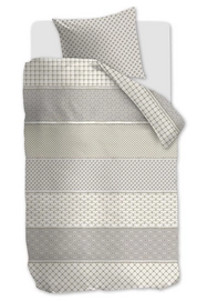 Bettwäsche Riviera Maison Ropes Taupe Baumwolle