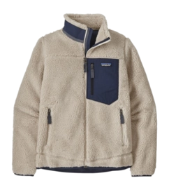 Vest Patagonia Women Classic Retro-X Jacket Natural w/New Navy