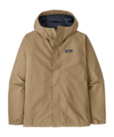 Jas Patagonia Men Jackson Glacier Rain Jacket Slab Khaki