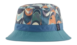 Fisherman's Hat Patagonia Unisex Wavefarer Bucket Hat Swallowtail Geo: Still Blue