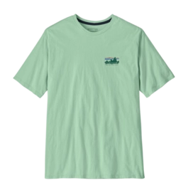 T-Shirt Patagonia Herren '73 Skyline Organic Rinsed Green