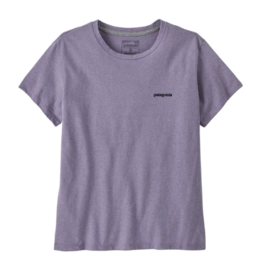 T-Shirt Patagonia Women P-6 Logo Responsibili-Tee Concrete Purple
