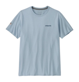 T-Shirt Patagonia Unisex Fitz Roy Icon Responsibili-Tee Fleck Blue