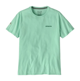 T-Shirt Patagonia Fitz Roy Icon Responsibili-Tee Unisex Rinsed Green
